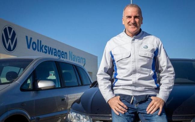 Alfredo Morales, presidente del comité y cabeza de lista de UGT en las elecciones sindicales de Volkswagen Navarra