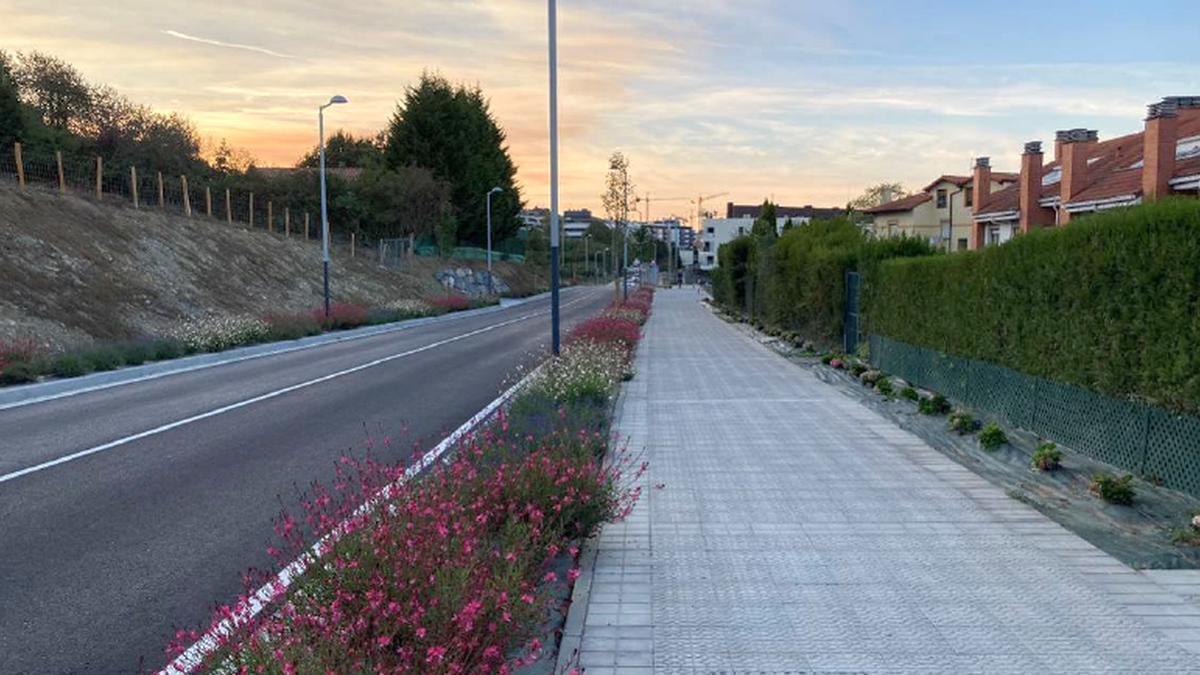 El nuevo vial permitirá mejorar la seguridad en el entorno del colegio Elortza.