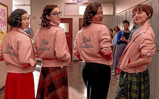 Imagen de las protagonistas de la serie ‘Grease: The rise of the Pink Ladies’. | FOTO: PARAMOUNT+