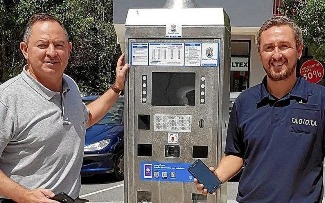 Zarautz modificará zonas de la OTA y ya han empezado con el pintado que acabarán esta semana. | FOTO: N.G.