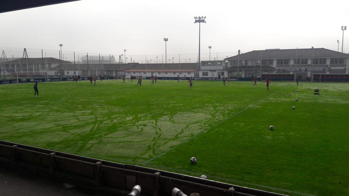 Entrenamiento de Osasuna este miércoles 2 de noviembre