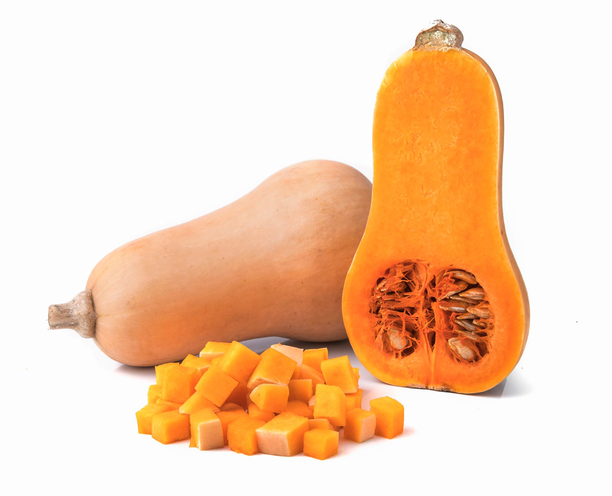 La calabaza es un alimento bajo en calorías.