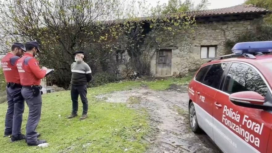 Propietario de una borda en Alsasua que denunció un robo.