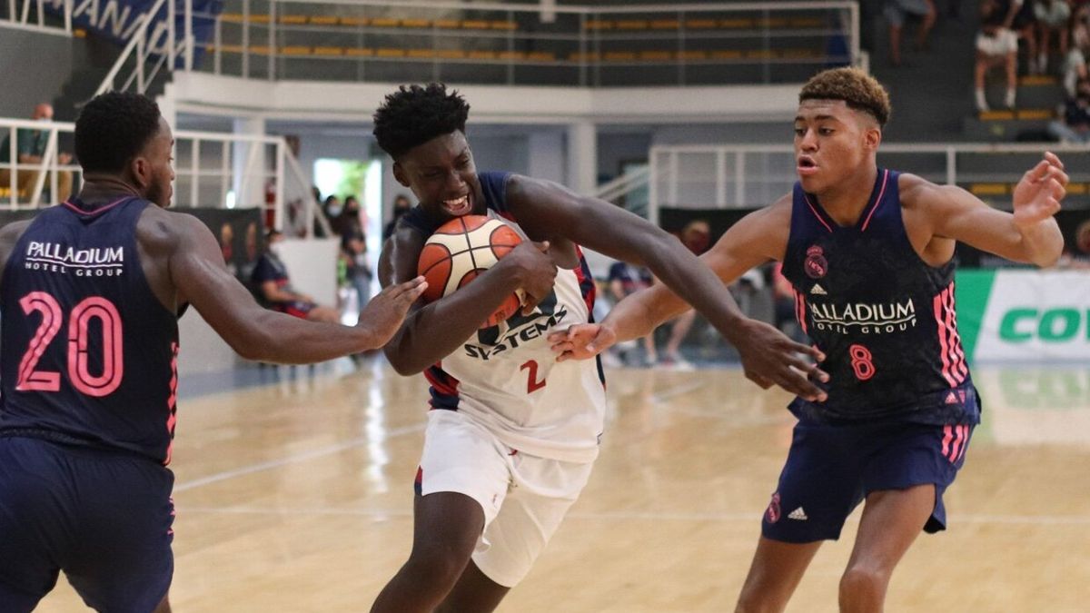 Cissoko, durante un partido con el Baskonia