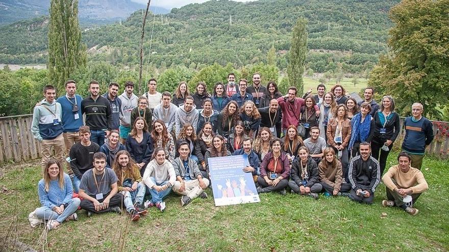 Jóvenes participantes en el II Foro Transpirenaico de la Juventud-