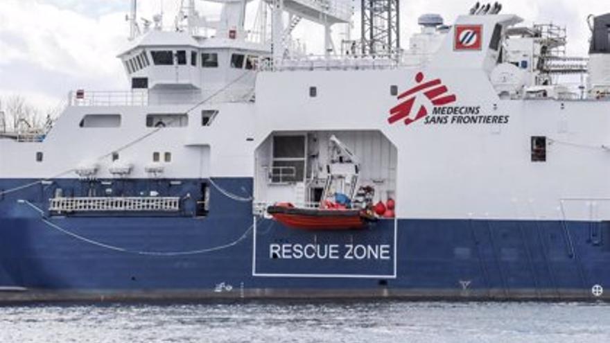 El barco Geo Barents de Médicos sin Fronteras