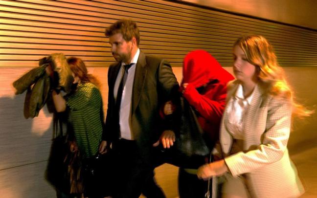 Imagen de la joven detenida por el secuestro de un bebé en el hospital de Basurto