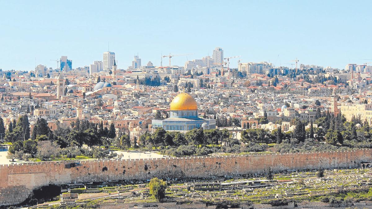 Panorámica de la ciudad de Jerusalén.