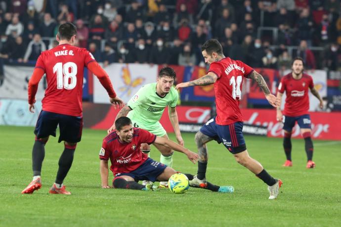 Partido Osasuna - Athletic de Bilbao del pasado enero.