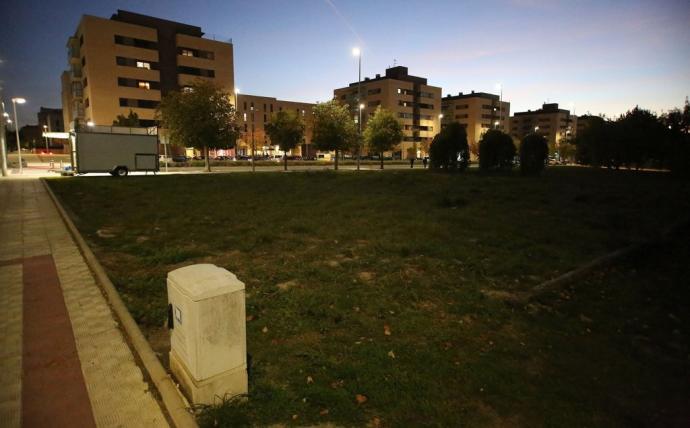 Parcela en la que se ubicará el Centro Cívico.