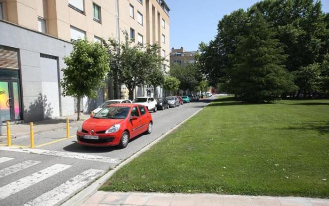 Una de las aceras del Parque Talluntze, donde se llevarán a cabo los trabajos.
