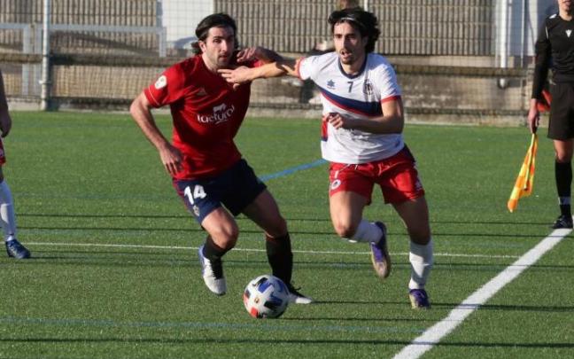 Santafé y Barace pugnan en un Osasuna Promesas - Mutilvera.