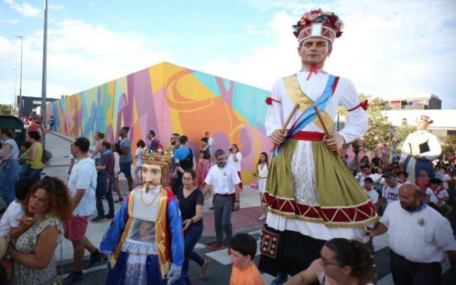 Actos festivos en Sarriguren.