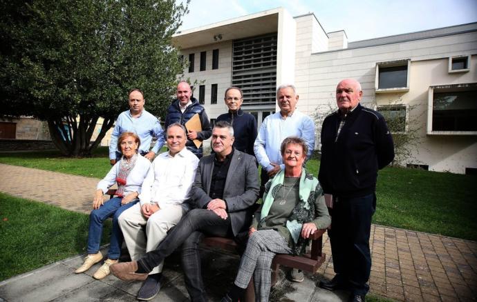 Promotores y promotoras de las actividades en la Casa de Cultura de Villava.