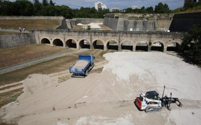 Preparativos en la Ciudadela para el premio de hípica