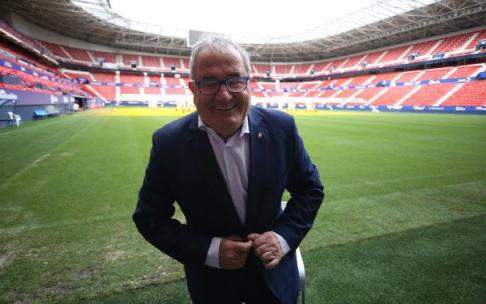 Sabalza, hoy, en El Sadar