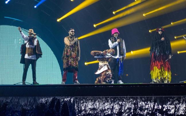 Kalush Orchestra, representantes de Ucrania vencedores de la última edición de Eurovisión. Kalush Orchestra, representantes de Ucrania vencedores de la última edición de Eurovisión.