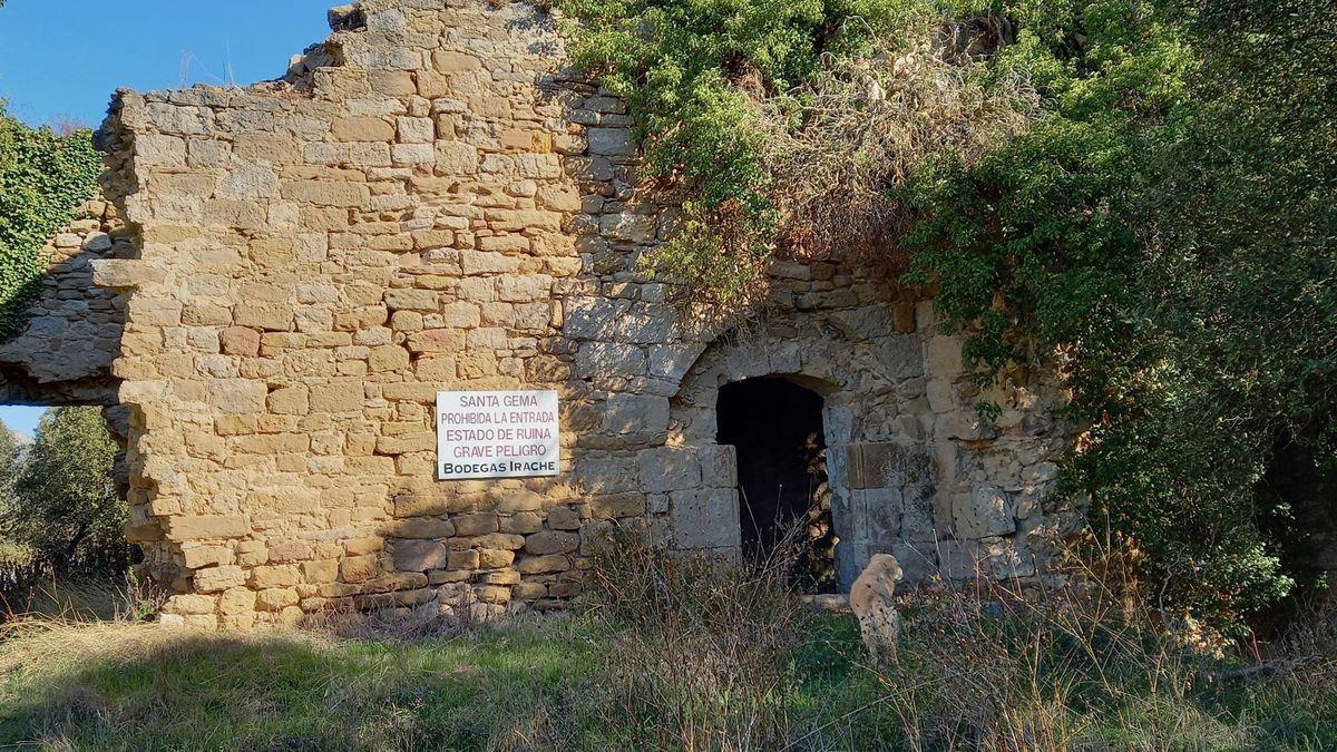 Monasterio de Santa Gema, en Labeaga.