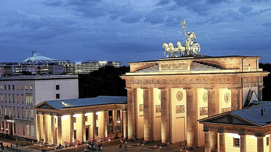 La Puerta de Brandeburgo, visita obligada de esta ciudad.