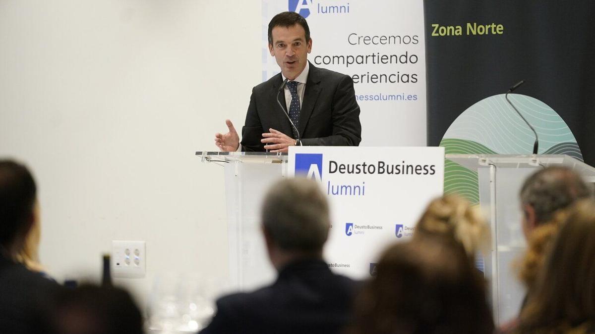 Javier Martínez Ojinaga, hoy en Donostia.