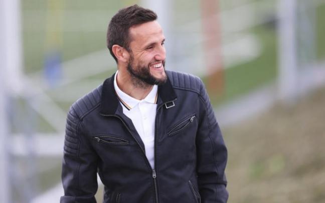 Carlos Gurpegi, ayer en las instalaciones de Lezama.