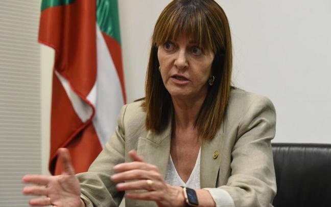 La consejera de Trabajo y Empleo Idoia Mendia.