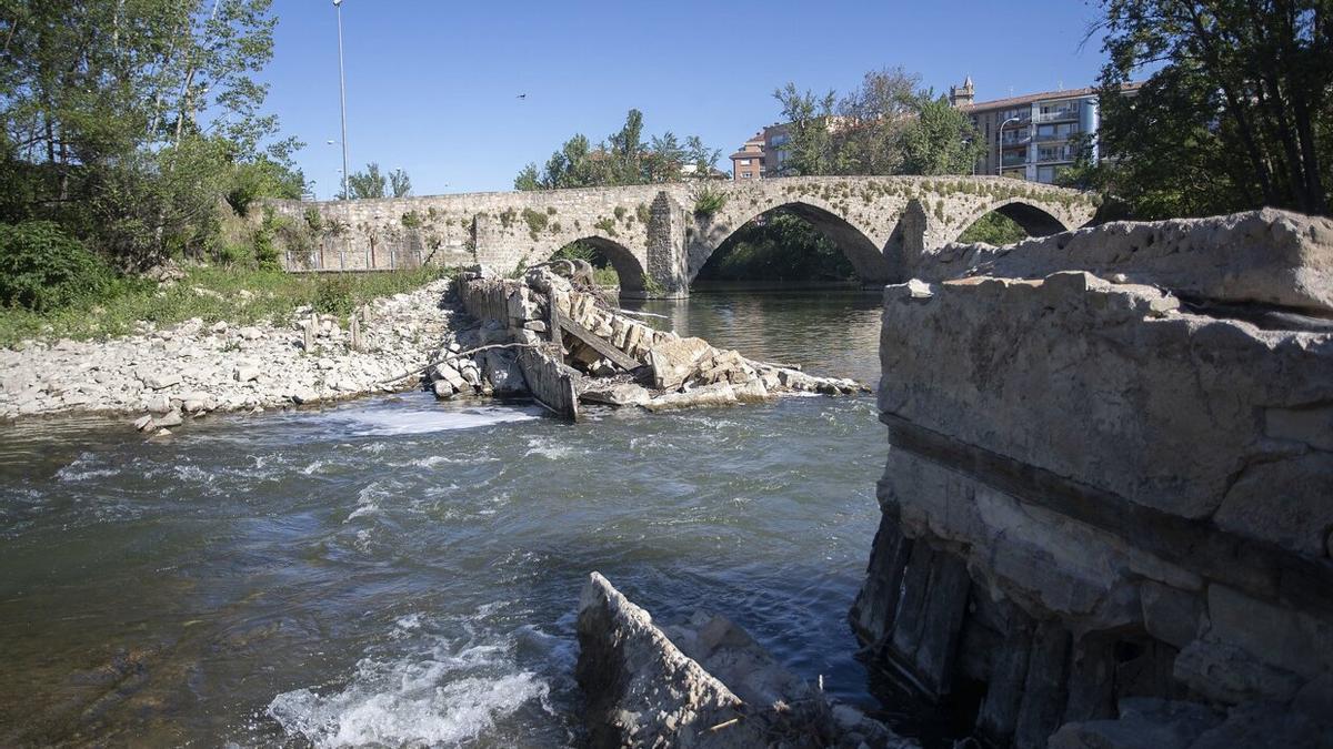 Estado que presenta la presa de Santa Engracia.