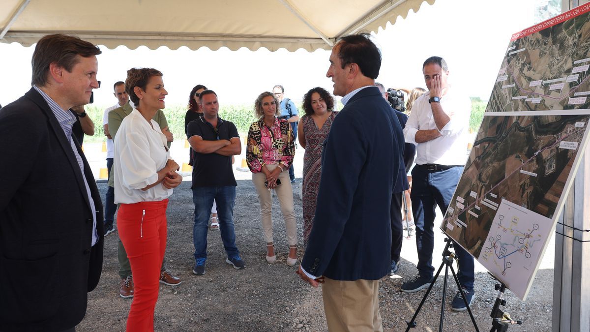 Chivite recibe explicaciones sobre el proyecto