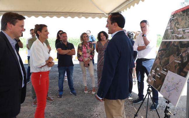 Chivite recibe explicaciones sobre el proyecto