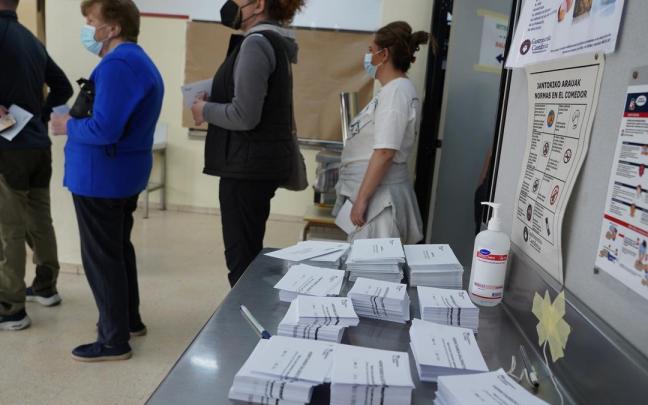 Consulta popular en Usansolo el pasado mes de marzo