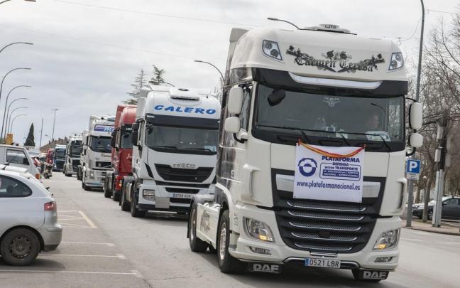 Huelga de transportistas.