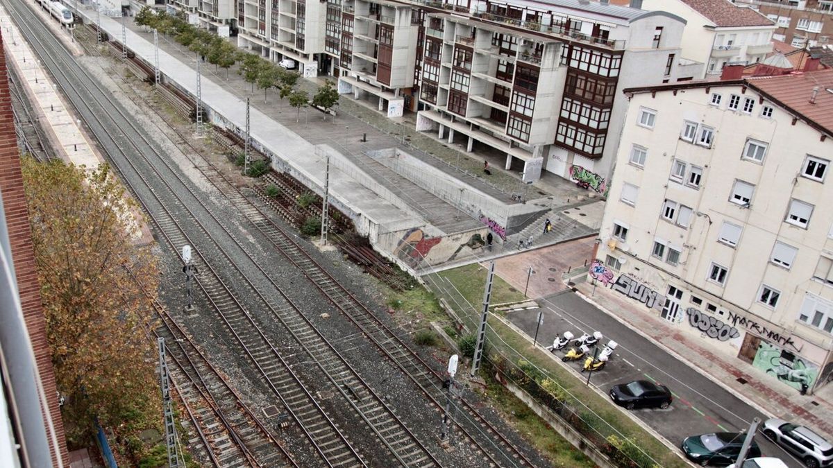 Estación ferroviaria de Vitoria.