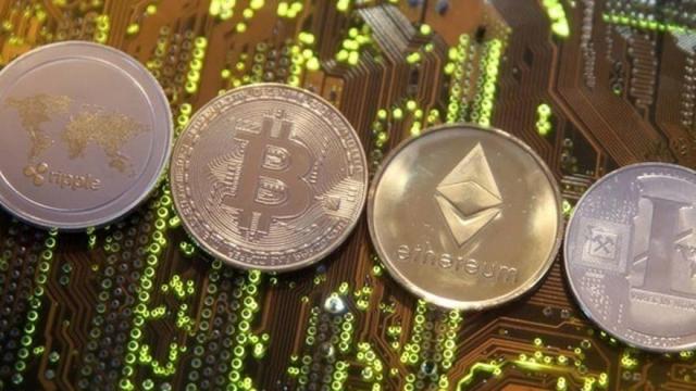Varias criptomonedas. Varias criptomonedas.