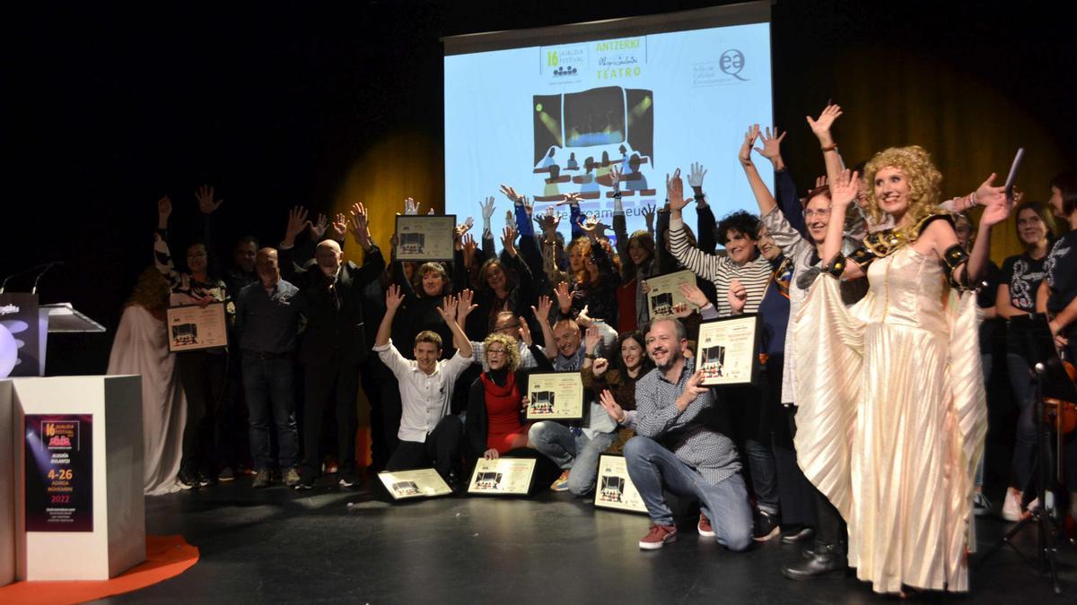 Entrega de premios del Festival de Teatro Amateur de Dulantzi 2022