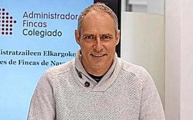 Peio Mendia, Presidente del Colegio de Administradores de Fincas. Peio Mendia, Presidente del Colegio de Administradores de Fincas.
