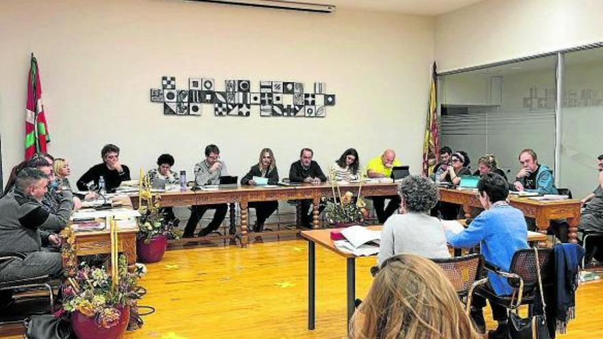 Imagen del Pleno celebrado el pasado 1 de diciembre en el Ayuntamiento de Beasain.