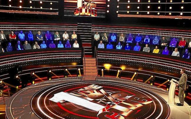 Plató de ‘El juego del 1%’. | FOTO: ATRESMEDIA Plató de ‘El juego del 1%’. | FOTO: ATRESMEDIA