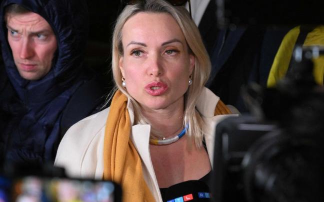 La periodista Marina Ovsyannikova.