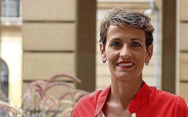 María Chivite, en los jardines del Palacio de Navarra. Foto: Javier Bergasa María Chivite, en los jardines del Palacio de Navarra. Foto: Javier Bergasa