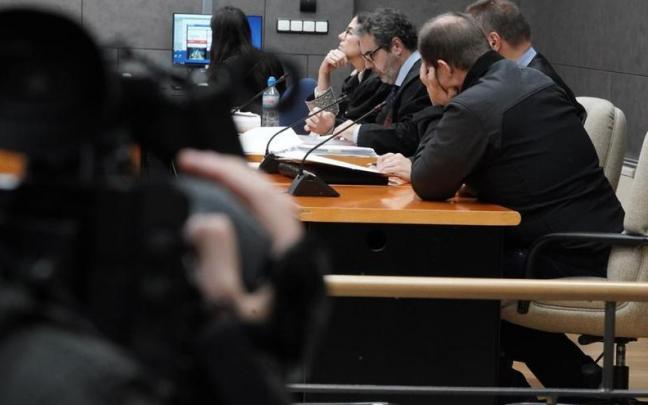 Primer d&iacute;a del juicio que se sigue en la Audiencia de Bizkaia contra J.M.G. por el crimen ocurrido en Boroa en mayo de 2020.