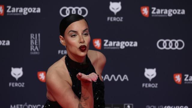 Jedet en la alfombra roja de los Premios Feroz 2023.