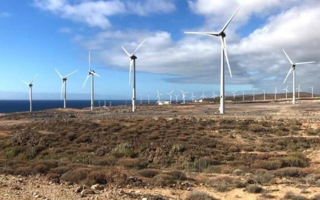 Un parque eólico, en una imagen de archivo.