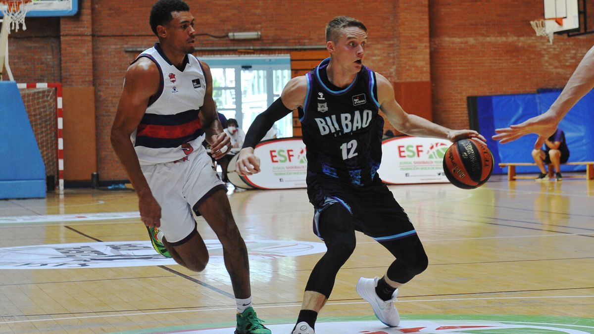 Baldwin durante el partido ante el Bilbao Basket de la pasada Euskal Kopa disputada en Santurtzi