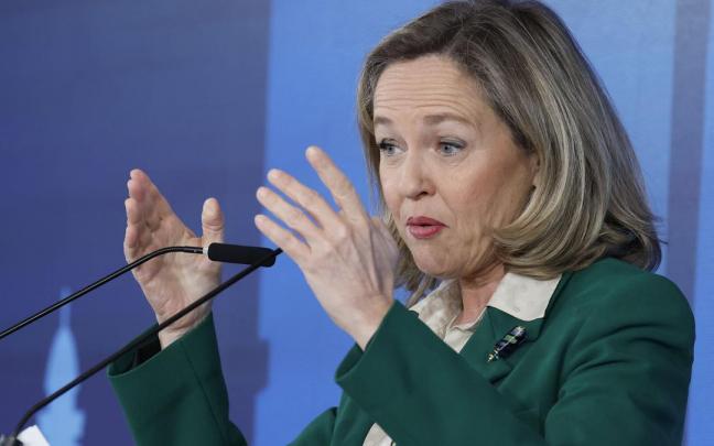 La vicepresidenta primera española y ministra de Asuntos Económicos, Nadia Calviño
