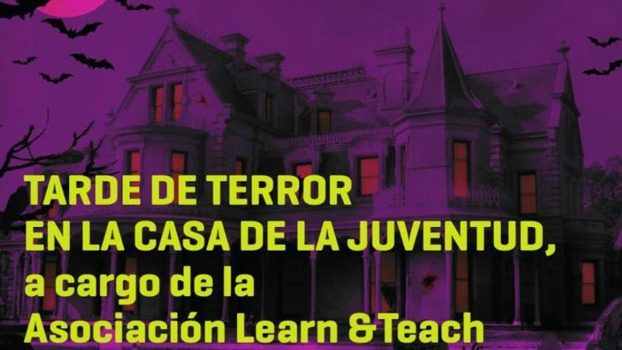 Cartel de la tarde de ocio en la Casa de la Juventud de Pamplona