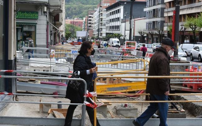 Obras en María Díaz de Haro, uno de los proyectos de esta legislatura