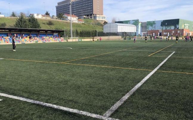 Imagen de archivo del campo de Los Llanos, en un partido de juveniles