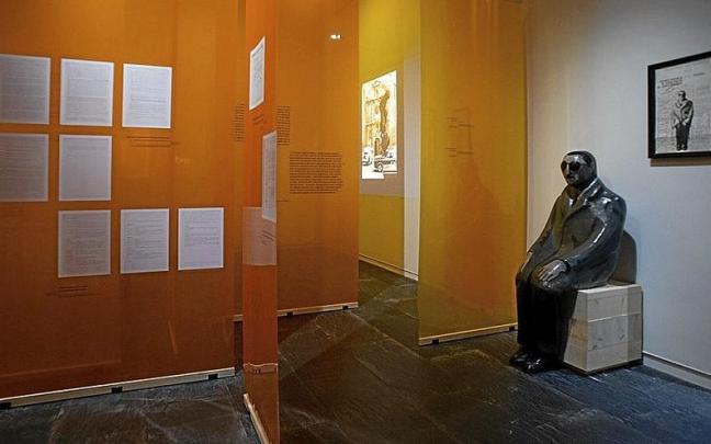 Parte de la muestra &lsquo;50 a&ntilde;os despu&eacute;s. Inmersi&oacute;n en los Encuentros de Pamplona 1972&rsquo;. | FOTO: DIARIO DE NOTICIAS