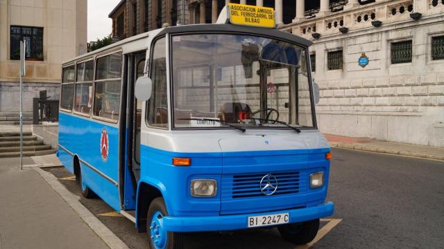 El Azulito un icono histórico del transporte público de Bilbao