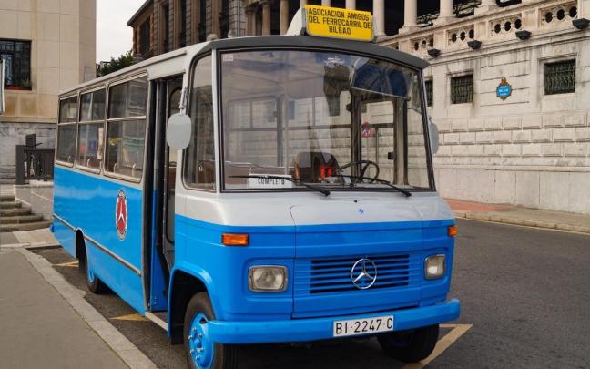 El Azulito un icono histórico del transporte público de Bilbao El Azulito un icono histórico del transporte público de Bilbao